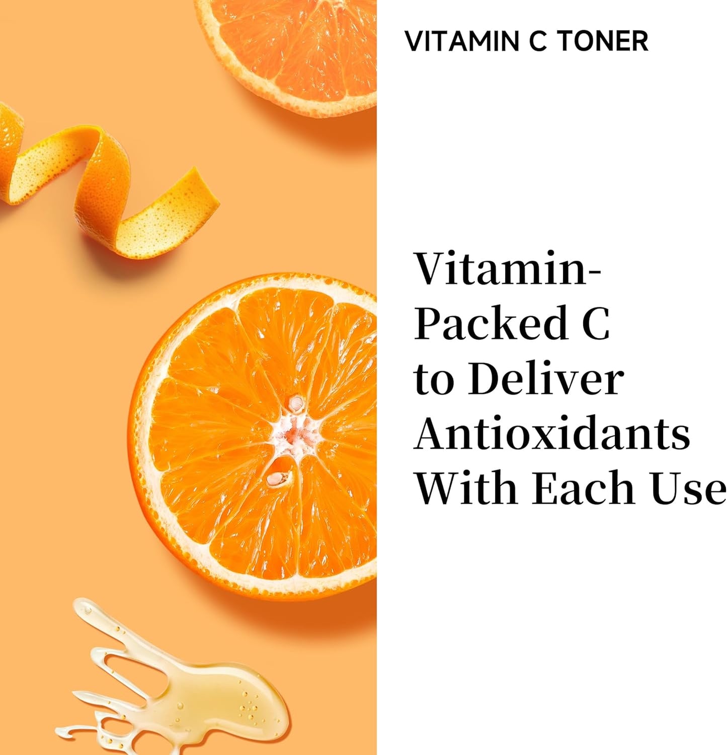 5X Vitamin C Toner HONLINK Facial Care Toner, Hyaluronic Acid Hydrating Facial Treatment for Even Skin Korean Tone, Safe Glowing Skin 130ml,K-Beauty,Tk Popular Skin Care Products, Women Gift