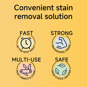3 - in - 1 Portable Stain Treater Pen, 2 Count: Instant Spot Remover for Baby Clothes, Travel & Home - HONLINK