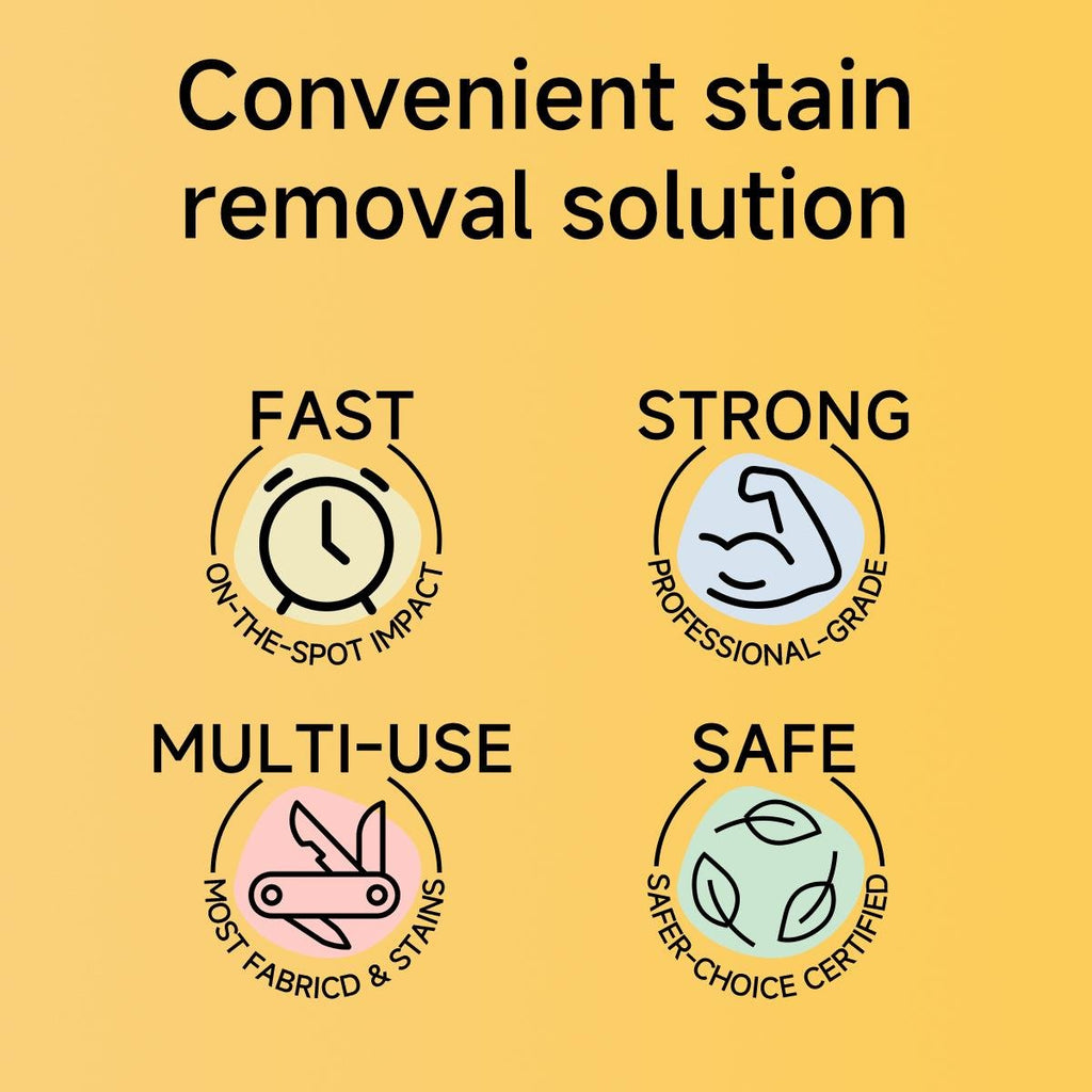 3 - in - 1 Portable Stain Treater Pen, 2 Count: Instant Spot Remover for Baby Clothes, Travel & Home - HONLINK