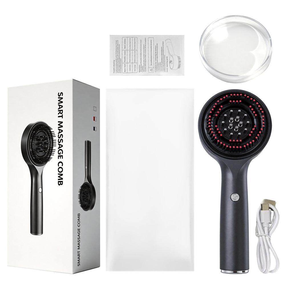 3 in 1 Scalp Massager Hair Growth Hair Oil Applicator,Electric Scalp Brush for Home,IPX7 - HONLINK