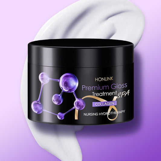 Collagen Hair Treatment Deep Repair Conditioning Argan Oil Collagen Hair Mask Essence for Dry Damaged Hair All Hair Types 300ml