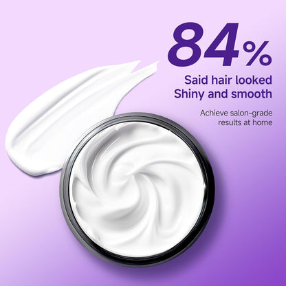 Collagen Hair Treatment Deep Repair Conditioning Argan Oil Collagen Hair Mask Essence for Dry Damaged Hair All Hair Types 300ml