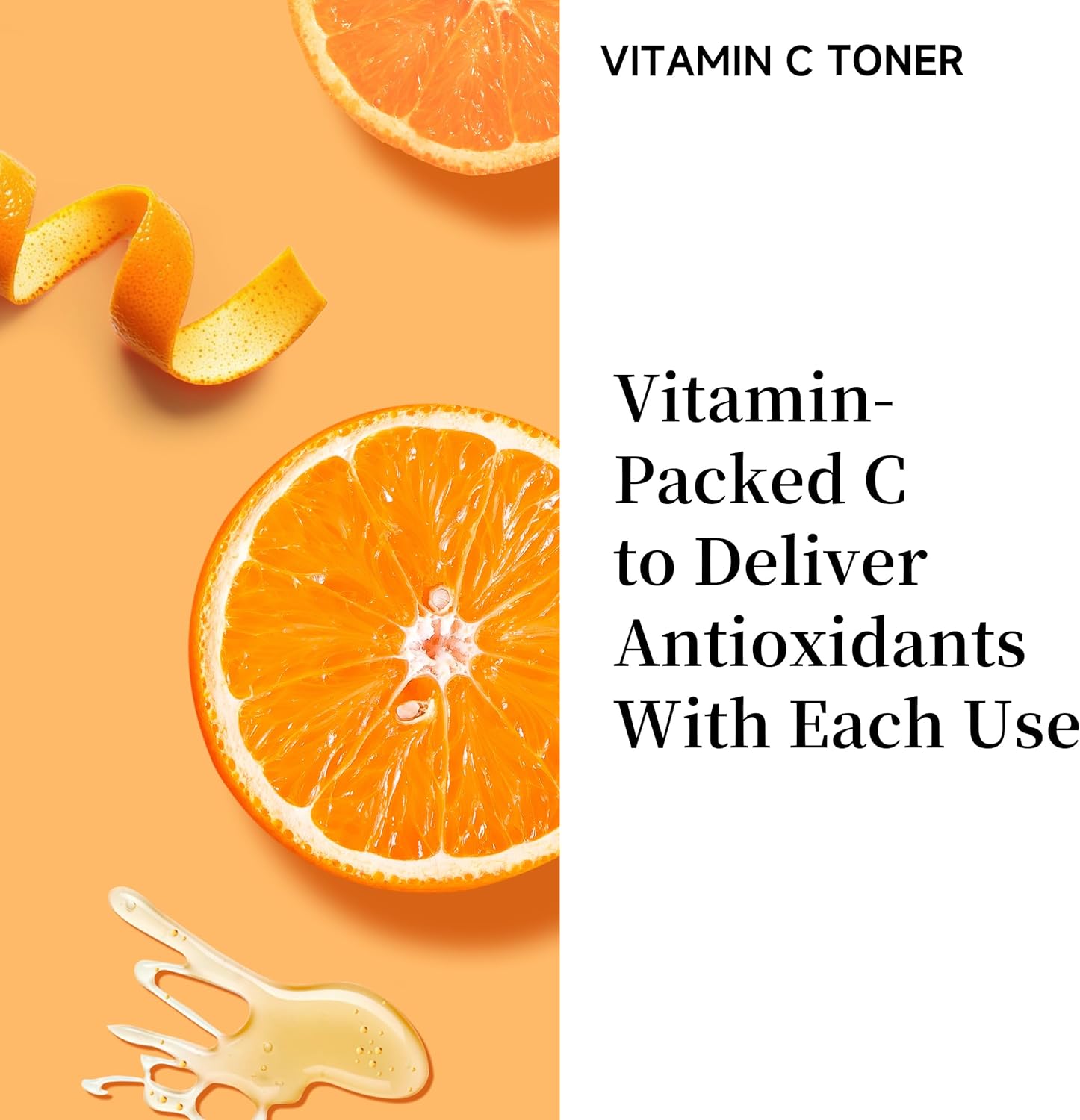 5X Vitamin C Toner HONLINK Facial Care Toner, Hyaluronic Acid Hydrating Facial Treatment for Even Skin Korean Tone, Safe Glowing Skin 130ml,K-Beauty,Tk Popular Skin Care Products, Women Gift