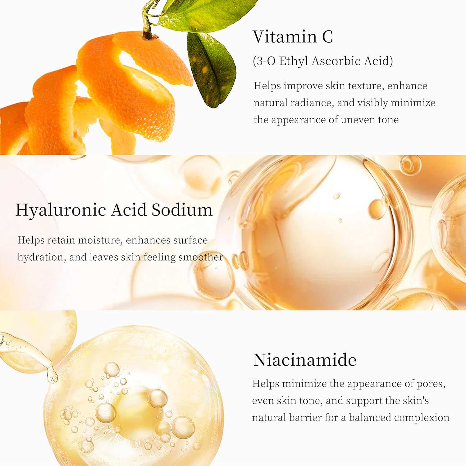 Vitamin C Gloss Serum korean - Stabilized Complex with Hyaluronic Acid & Centella Dull Facial Skin,Uneven Tone,Fine Lines,Pores, Dry Skin,TK Popular Skincare,Unique Gift for Women