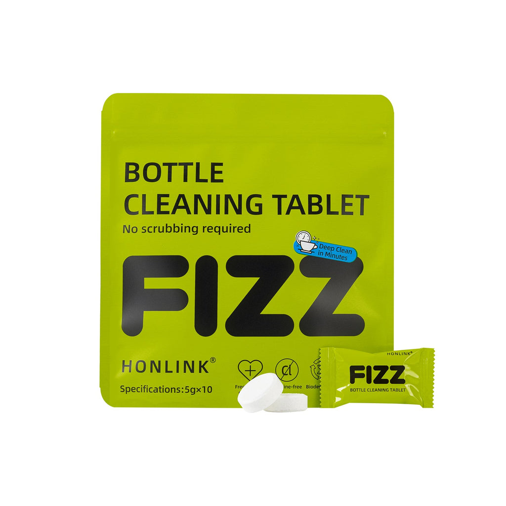 Bottle Cleaning Tablets | No Scrubbing & Zero Residue | Deep Clean & Odor Remover - HONLINK