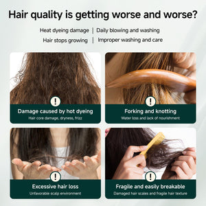 Polypeptide Keratin Hair Restoring cream - Repair dry hair, Promote hair growth,Hydrating Smooth - HONLINK