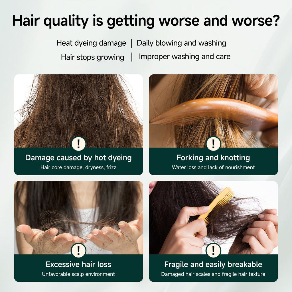 Polypeptide Keratin Hair Restoring cream - Repair dry hair, Promote hair growth,Hydrating Smooth - HONLINK