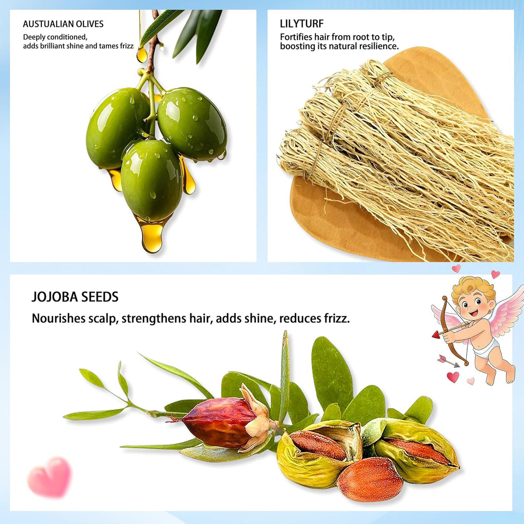 Polypeptide Keratin Hair Restoring cream - Repair dry hair, Promote hair growth,Hydrating Smooth - HONLINK