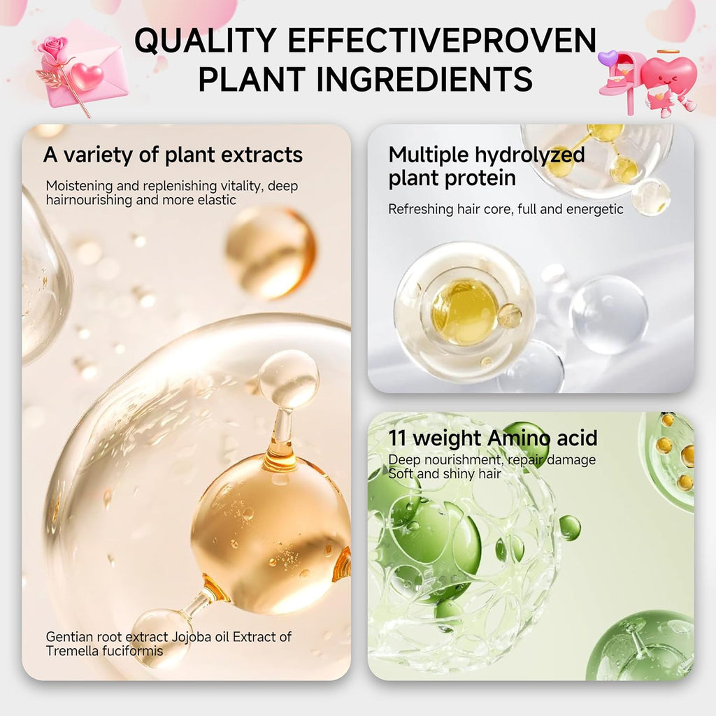 Polypeptide Keratin Hair Restoring cream - Repair dry hair, Promote hair growth,Hydrating Smooth - HONLINK