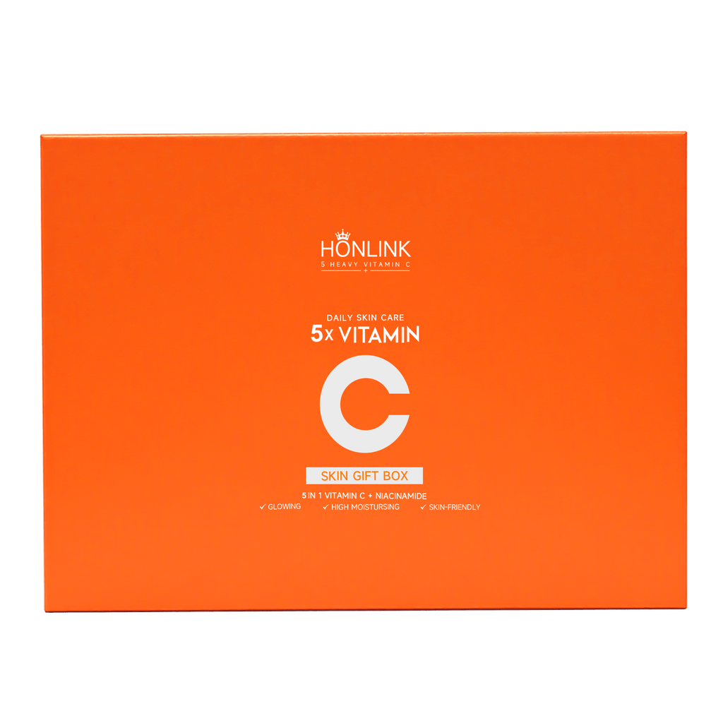 HONLINK 5X Vitamin C Skincare Set for Moisturizing & Anti - aging - HONLINK