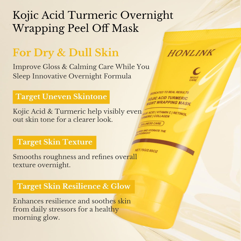 HONLINK Turmeric Overnight Peel off Face - HONLINK