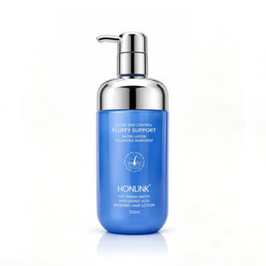 Hot Spring Water Hair Wash Lotion with 7D Hyaluronic Acid - Oil Control Volumizing Shampoo,Deep Cleansing Anti-Dandruff & Hydrating Scalp Care for Fine Flat Hair, 16.9 fl.oz - HONLINK