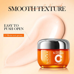 Korean 5X Vitamin C Face Cream, Hydrating,Glowing & Repairing