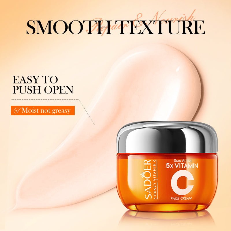 Korean 5X Vitamin C Face Cream, Hydrating,Glowing & Repairing