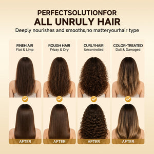 Rosemary & Argan Leave-In Hair Oil Spray for Dry Frizzy Hair & Shine with Perfume | Hair Mist for Heat Protectant Damaged Hair Repair - HONLINK